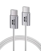 SYONG USB5 80Gbps Datenkabel Kompatibel mit Thunderbolt 5/4/3, Schlanker Anschluss, 100W Schnellladung 16K/8K/4K HD-Videokabel