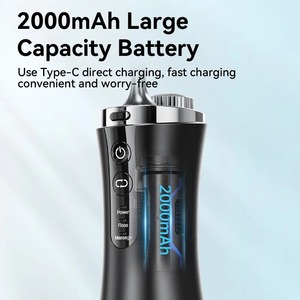 Irrigador Bucal Visual Recargable, Limpiador Dental Portátil de 350 ml con 5 Tipos de Boquillas, Chorro de Agua a Presión, Resistente al Agua IPX7 - Product Image 6