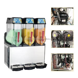 Comercial 304SS 12L X 3 tanques Fabricante de bebidas congeladas Margarita Máquina de aguanieve de hielo congelado para Bar Tienda - Product Image 5