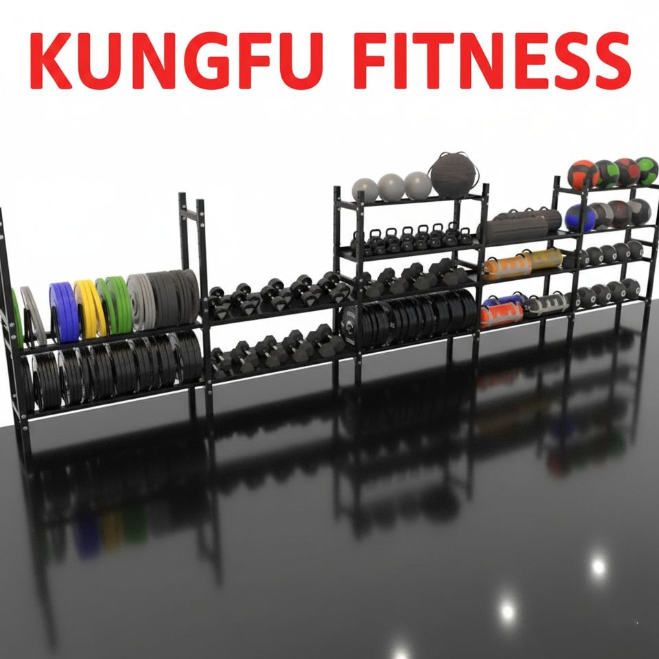 Kungfu Fitness Custom Gym Modular Gym Storage Rack System Ball ...