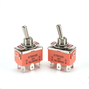 E-TEN1322 15A 250vdc Rocker chuyển đổi chuyển 6 pin 3 lớp chuyển đổi đôi ném chuyển đổi chuyển đổi - Product Image 3