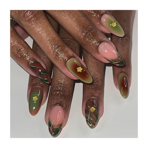 Qualité supérieure Ombre Impression Or Bronzage Faisant La <span class=keywords><strong>Machine</strong></span> Longueur Moyenne Amande Réutilisable Presse Sur <span class=keywords><strong>Ongles</strong></span> <span class=keywords><strong>Faux</strong></span> <span class=keywords><strong>Ongles</strong></span> De Colle - Product Image 4