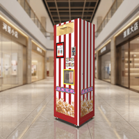 Máquina Expendedora Automática de Palomitas de Maíz, Máquina Inteligente de Autoservicio para Centros Comerciales, Cines, Parques de Atracciones y Lugares Turísticos