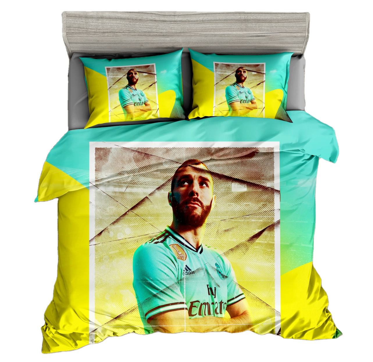 Bedsheet Adidas Bed Covers Real Madrid Bedding Stylish Comfort For