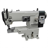 Machine à coudre zigzag à lit cylindrique pour usage domestique, conception compacte à lit plat, neuve avec moteur