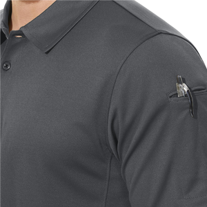 Commercio all'ingrosso maglia in poliestere a asciugatura rapida traspirante a manica corta <span class=keywords><strong>con</strong></span> colletto e collo <span class=keywords><strong>con</strong></span> tasca a penna <span class=keywords><strong>Polo</strong></span> da <span class=keywords><strong>uomo</strong></span> - Product Image 2