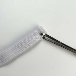 Banda Elástica de 0.3cm-5cm, Color Negro y Blanco Sólido, Cinta Elástica para Ropa, Bolsas, Textiles del Hogar y Uso Industrial - Product Image 3
