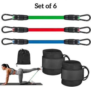 Amyup Home Gym Workout Short Resistance Band Ankle