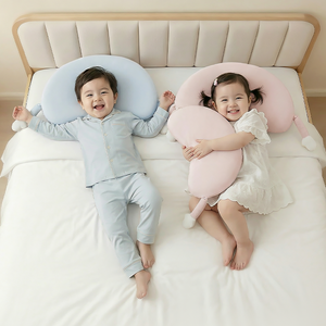 <span class=keywords><strong>Oreiller</strong></span> de sommeil non toxique pour bébé, forme oblongue, design léger, <span class=keywords><strong>oreiller</strong></span> de cou en silicone pour bébé - Product Image 1