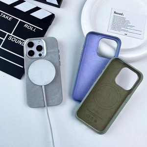 Cao cấp sang trọng flannel từ có thể sạc lại trường hợp điện thoại cho <span class=keywords><strong>Iphone</strong></span> 17 không khí Pro Max 16 15 14 13 Mini cộng với bảo vệ Bìa - Product Image 2