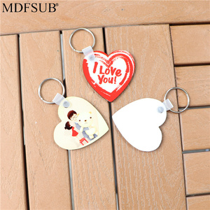 Llaveros de MDF para Sublimación de Doble Cara, Ecológicos, de 3mm de Grosor, Varios Tamaños/Formas, Impresión por Transferencia Térmica, DIY - Product Image 4