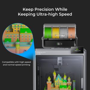 Filamento Creality Hyper PLA de 1.75mm, negro, bobina de 1kg para impresión 3D de alta velocidad - Product Image 4