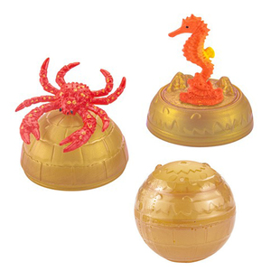 Jinying Underwater World Mini Scene Capsule Toy Set Marine Animal Figure Surprise Egg for Kids Imaginative Play Home Decoration - Product Image 1