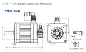 Motor Trifásico GSK 175SJTF de 220V, Rendimiento Confiable, IP65, Montaje con Brida, 2.4-6KW, Máquinas de Alta Calidad, Serie 175SJTF - Product Image 6
