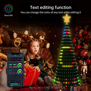 High Quality Low Price Christmas <b>Tree</b> RGB LED String <b>Lights</b> for Infrared Remote Control APP Dimmable Indoor Use CRI 80 - Product Image 5