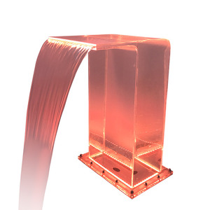<span class=keywords><strong>De</strong></span> alta calidad, barato, cascada en la piscina <span class=keywords><strong>de</strong></span> la fuente <span class=keywords><strong>de</strong></span> jardín al aire libre cascada con <span class=keywords><strong>luces</strong></span> <span class=keywords><strong>Led</strong></span> - Product Image 2