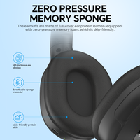 Audífonos Inalámbricos Ulisten B3 Deportivos Over-Ear, BT 5.3, Refuerzo de Bajos Adicionales, Ajuste Ajustable, 20 Horas de Reproducción, Audífonos con Calidad de Estudio