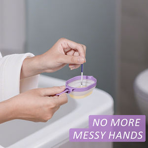 Tests de grossesse d'ovulation pour femmes tasse de collecte d'urine pliable réutilisable avec poignée antidérapante tasse de pipi portable avec repos de <span class=keywords><strong>test</strong></span> - Product Image 2