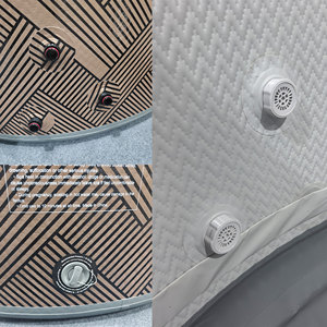 Bain à remous <span class=keywords><strong>gonflable</strong></span> abordable pour 4 à 6 personnes, bain à remous portable pour balcon avec chauffage - Product Image 5