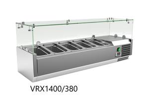 Exhibidores Refrigerados Comerciales para Ingredientes de Pizza, Barra de Ensaladas, Mostrador <span class=keywords><strong>Buffet</strong></span>, Unidades Refrigeradas para Aderezos - Product Image 6