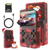 Console de jeu portable rétro LR Air R36S 64 Go 128 Go, mini console de jeu portable, 3000 mAh, 3,5 pouces, 640x480, 15000 jeux, Wi-Fi NEOGEO