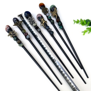 ไม้กายสิทธิ์คริสตัลขายส่ง งานฝีมือคริสตัล ไม้กายสิทธิ์แม่มด คริสตัลอะเมทิสต์ หินคริสตัลบำบัด ไม้กายสิทธิ์เวทมนตร์ - Product Image 5