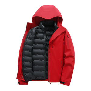 Doudoune de haute qualité pour unisexe, coupe-vent d'hiver, doudoune épaisse et moelleuse avec manches amovibles, doudoune pour homme - Product Image 1