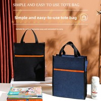 Sac à main souple pour étudiant, idéal pour le bureau, les cours, la formation, le tutorat – Sac fourre-tout moderne et minimaliste multi-usage
