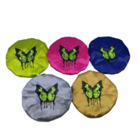 Bonnet de sommeil drapeau haïtien à impression personnalisée réversible en gros Designer Satin Hair Durag Bonnet