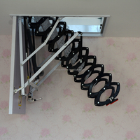 Escalier pliant télescopique électrique moderne EN131 Échelle combinée domestique certifiée pour l'accès au grenier à usage domestique