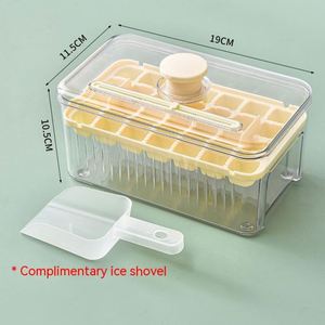Moule à glaçons écologique en silicone avec couvercle et bac, pour la création de boules de glace tendance - Product Image 3