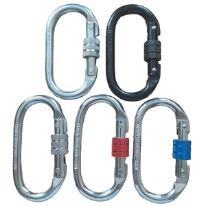 Mousqueton 25KN Escalade Haute Altitude Mousqueton de prévention des chutes Mousqueton en acier Équipement d'<span class=keywords><strong>alpinisme</strong></span> Mousqueton en forme de O - Product Image 5