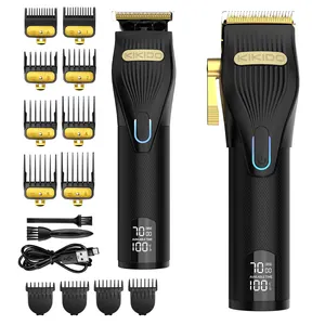New Technology Products 2024 Barber Shop Products Kemei Trimmer Usb Charger Cordless Hair Clipper With 6 Trimmer Head Free Parts