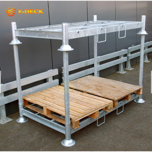 पाइप भंडारण के लिए स्टेकयोग्य उच्च गुणवत्ता वाले स्टील धातु भंडारण स्टैकिंग रैक - Product Image 4