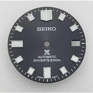 นาฬิกาดำน้ำ Seiko รุ่นใหม่ ขนาด 28.5 มม. ตัวเรือนโลหะ เรืองแสง พร้อมหน้าปัดแบบดิจิตอลสำหรับกลไก NH36 สำหรับอุปกรณ์ซ่อมแซม - Product Image 1