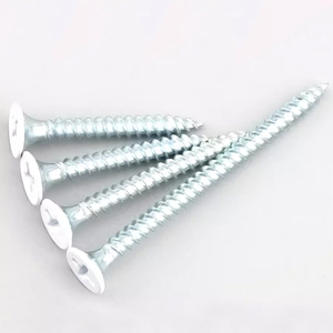 Kẽm mạ khô tường móng tay phẳng đầu Phillips gỗ vít trắng sơn chéo rãnh chìm đầu vít tự khai thác - Product Image 6