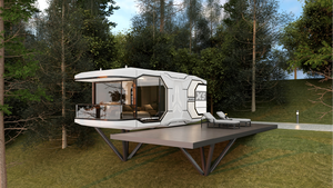 ห้องพักวิลล่าสำเร็จรูปทันสมัยเป็นมิตรกับสิ่งแวดล้อม ระบบอัจฉริยะ ขายตรงจากโรงงาน - Product Image 5