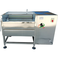 Industriële Fruit En Groente Schoner Dunschiller Machine Borstel Zoete Aardappel Wasmachine Voor Verkoop