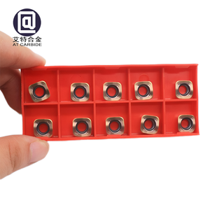 Inserto CNC de fresa de carburo de alta alimentación SOMT100420ER para mecanizado de aluminio y acero inoxidable herramientas de corte OEM personalizables - Product Image 5