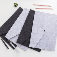 Sobre de cuero suave con logotipo personalizado, bolsa organizadora de documentos de oficina, tamaño A4, carpeta de cuero Pu resistente al agua