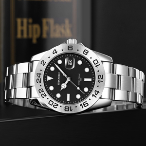 Montre à quartz SKMEI 9415, nouvelle arrivée, 3 bars d'étanchéité, design ajouré, montre-bracelet de luxe et tendance pour homme - Product Image 5