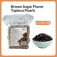 Perles de sucre noir OEM Haoen, rondes, commerciales, originales, pour thé au lait, spécialité perles de cassave, perles d'ambre, personnalisables