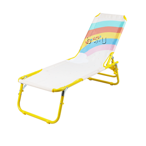 Custom per bambini bambini stampato motivo floreale reclinabile spiaggia poltrona moderna prendisole lettino prendisole sedia a sdraio per uso esterno - Product Image 4
