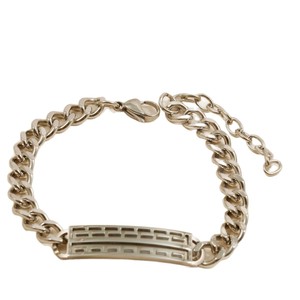<span class=keywords><strong>Bracelet</strong></span> chaîne en acier titane courbé pour hommes, femmes et couples, bijoux minimalistes tendance en gros, en stock - Product Image 5