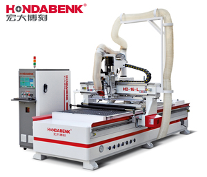 Hondabenk 1328 ATC <span class=keywords><strong>CNC</strong></span> gỗ <span class=keywords><strong>Router</strong></span> syntec điều khiển động cơ servo 9.0kw 3-trục đơn đa chức năng điều kiện mới - Product Image 2