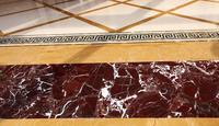 Vendita Diretta della fabbrica Prezzo di FOB Formato 60X60X2 cm Rosso Piastrelle di Marmo