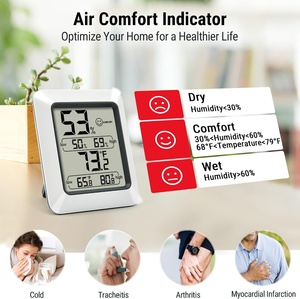 Best Baby <b>Room</b> Hygrometer <b>Thermometer</b> Weather Station for Home - Product Image 5