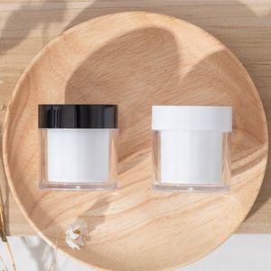 Pot de crème Shunxu 30g 50ml haute transparence double couche avec revêtement intérieur pour crème visage et mains - Product Image 3