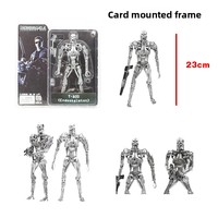 Figurine articulée NECA T-800 de la série Terminator en PVC, version en boîte, 7 points d'articulation