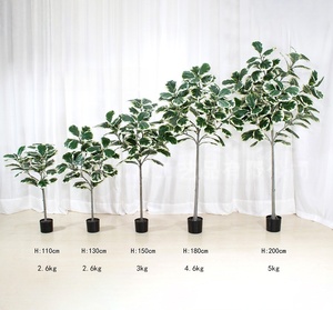 Árbol Artificial de Ficus Lyrata de Alta Gama <span class=keywords><strong>BF</strong></span>, Planta Artificial en Maceta Grande para Decoración de Bodas, Hogares y Centros Comerciales - Product Image 5